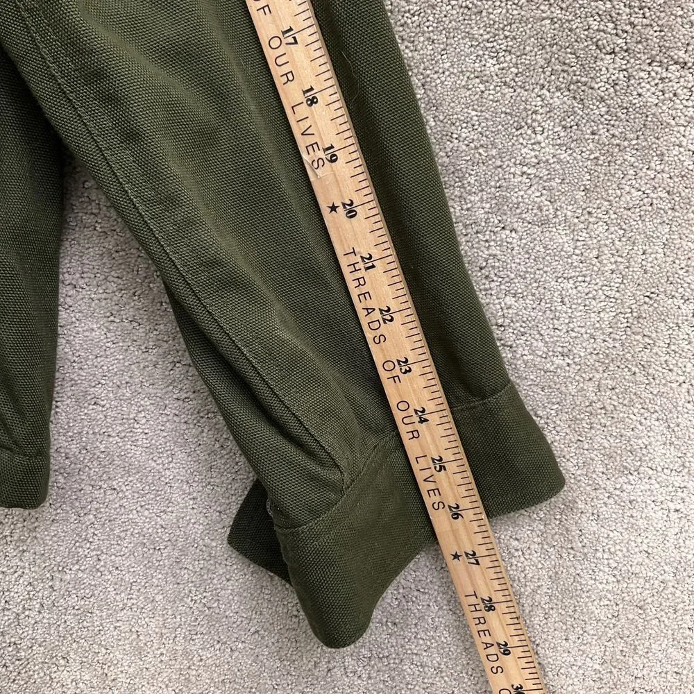 Duluth Shacket Men‎ 3XL Green Hanger Bender Fire Hose Lined Chore Shacket Work